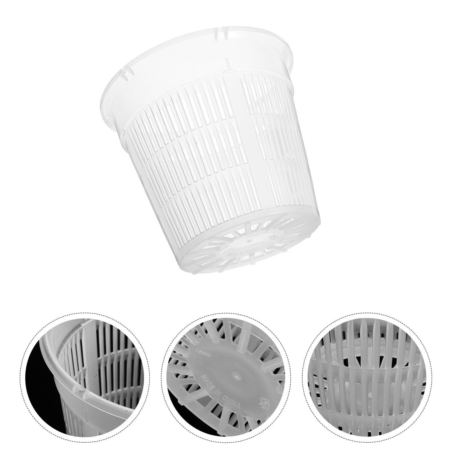 Plant Pot - กระถางปลูกพืชไฮโดรโพนิก 4 ชิ้น ควบคุมราก ปลูกแบบไม่ใช้ดิน สำหรับปลูกผักบนระเบียง