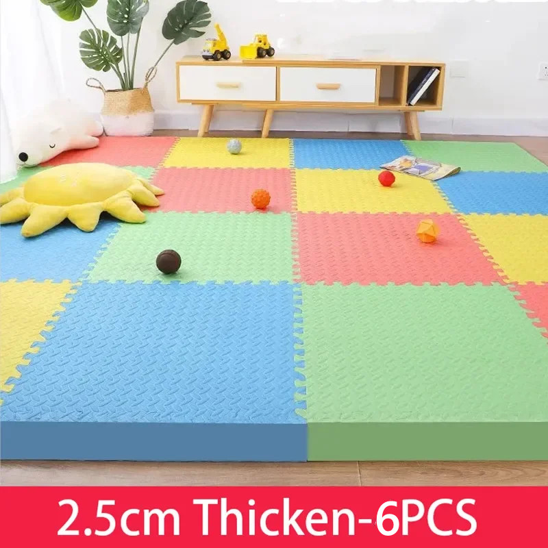 Repotting Mat - เสื่อออกกำลังกายสำหรับเด็กทารกเสื่อสำหรับเล่นกิจกรรมเสื่อสำหรับเสื่อรองเด็กทารก6ชิ้นเสื่อเกมเสื่อเล่นห้องเด็กเสื่อเล่นพรมปูพื้นพรม tikar Teka-teki เสียงรบกวน