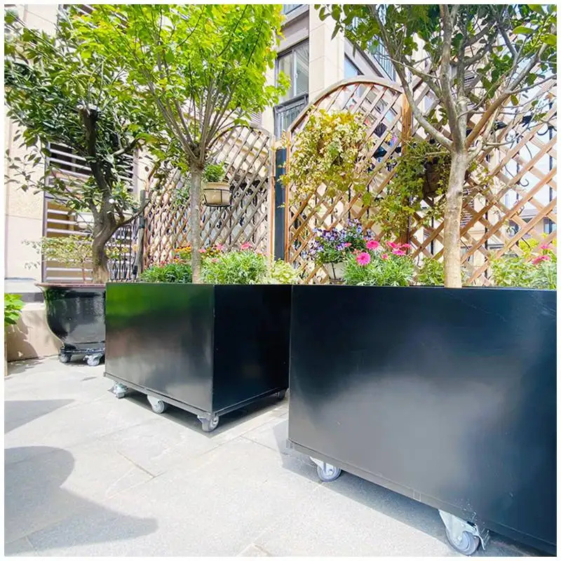 กระถางดอกไม้ทรงสี่เหลี่ยมขนาดใ - Indoor Plants บทวิจารณ์และราคา
