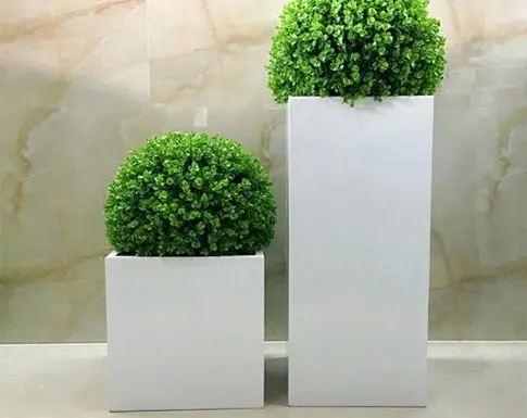 กระถางดอกไม้ทรงสี่เหลี่ยมขนาดใ - Indoor Plants บทวิจารณ์และราคา