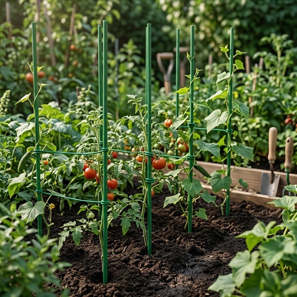 เสาค้ำยันต้นไม้ปรับระดับได้ขนา - Plant Support Stake บทวิจารณ์และราคา