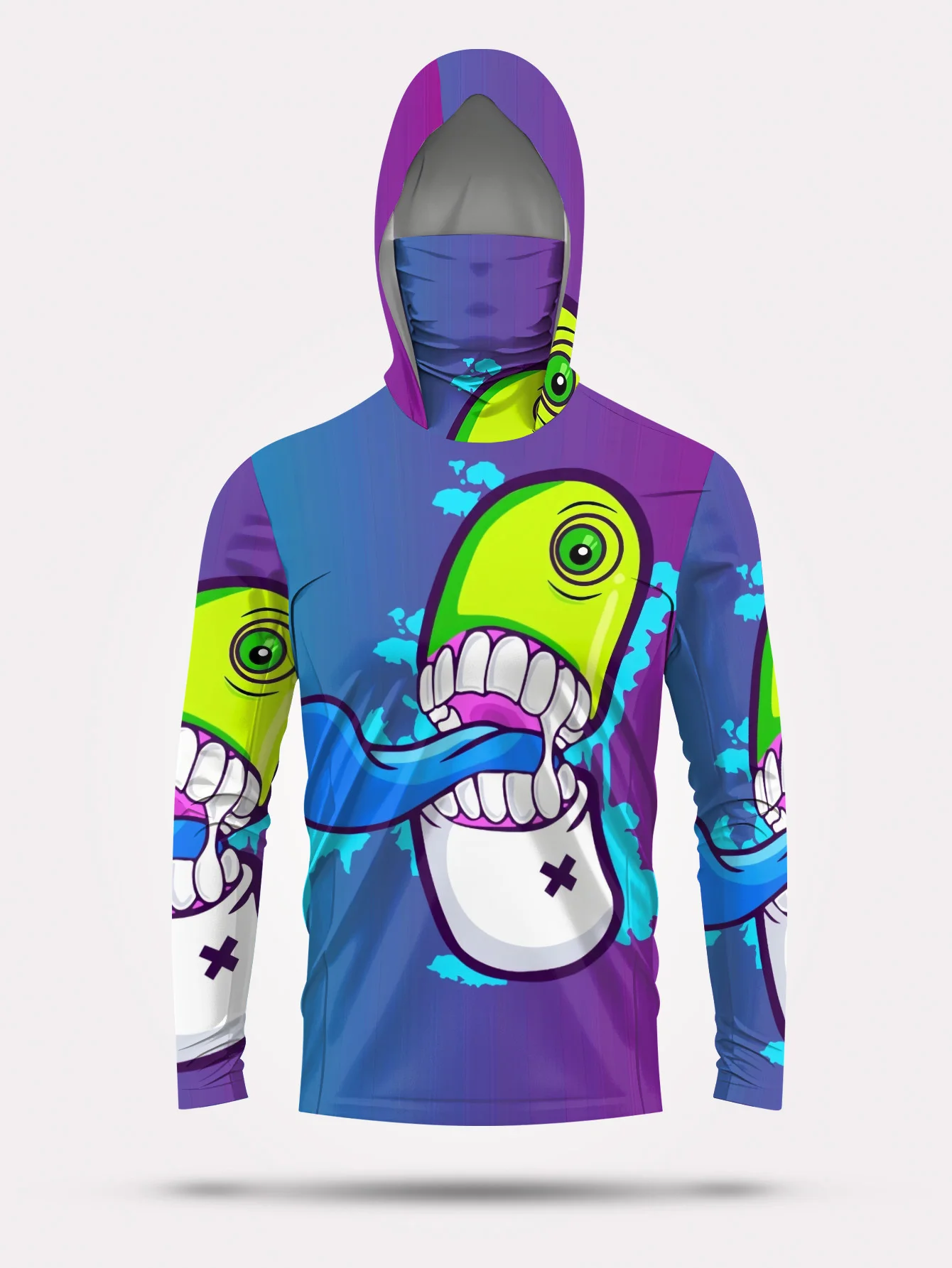 เสื้อฮู้ดตกปลาสำหรับผู้ชาย ลาย - Monstera บทวิจารณ์และราคา