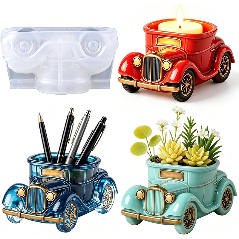 แม่พิมพ์ซิลิโคนรูปรถบัสวินเทจ  - Succulent Set บทวิจารณ์และราคา