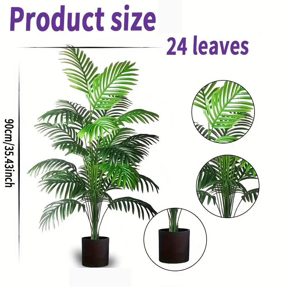 ต้นปาล์มอะรีกาปลอม 24 ใบ ต้นไม - Snake Plant บทวิจารณ์และราคา