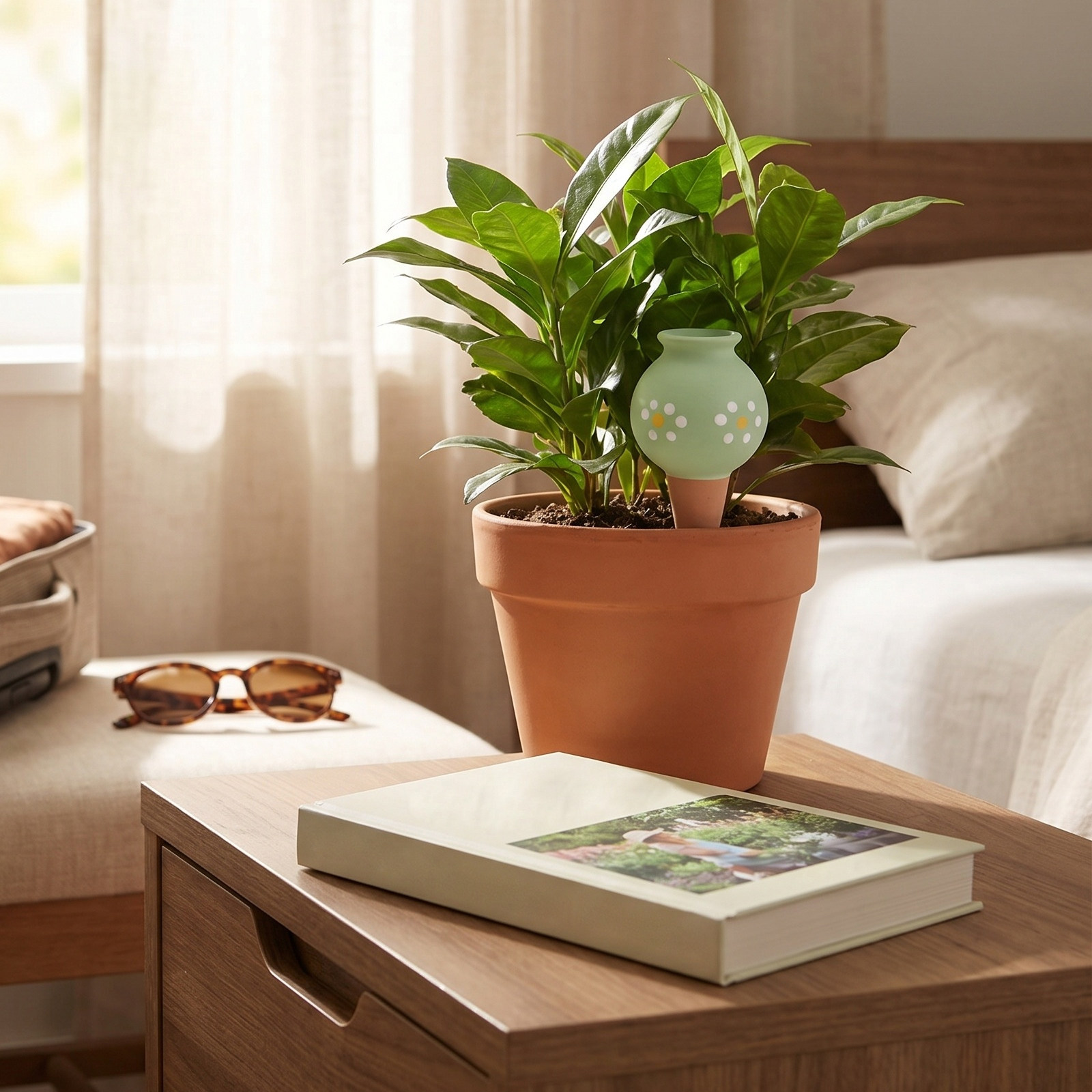 4 ชิ้น หลักปักดินเผาสำหรับรดน้ - Terracotta Pot บทวิจารณ์และราคา