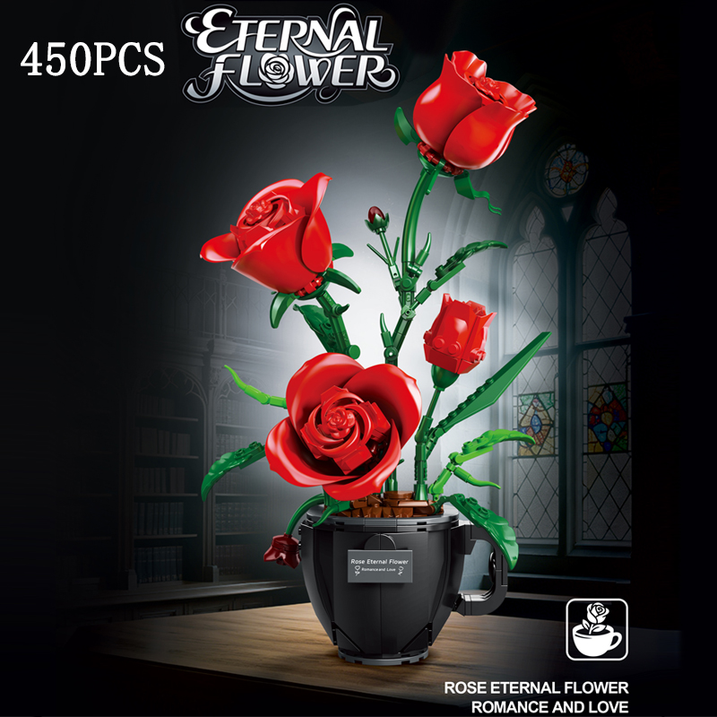MOC ถ้วยกาแฟดอกไม้บล็อกตัวต่อก - Terracotta Pot บทวิจารณ์และราคา