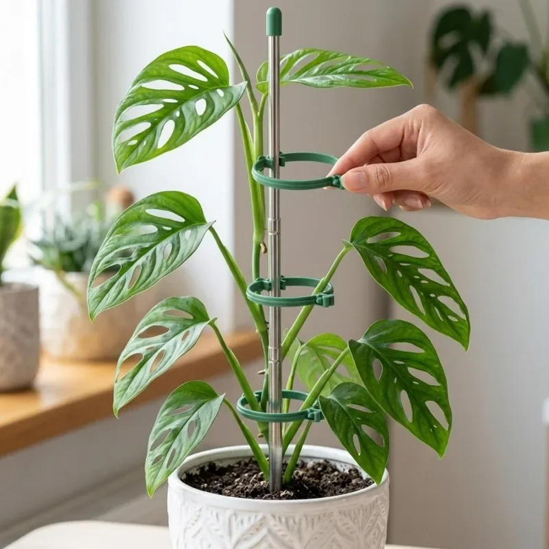 วงแหวนรองรับต้นไม้แบบยืดหดได้  - Plant Support Stake บทวิจารณ์และราคา
