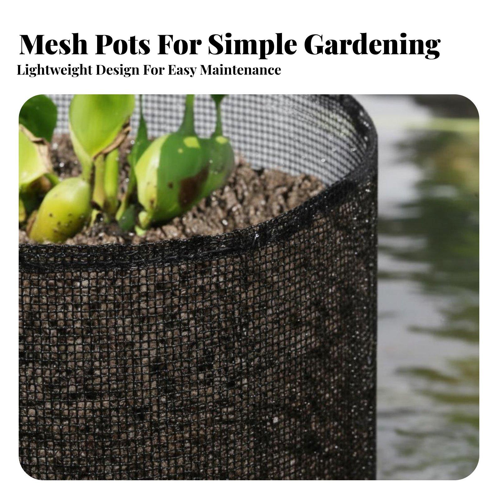 กระถางปลูกบัว 4 ชิ้น ถุงตาข่าย - Plant Pot บทวิจารณ์และราคา