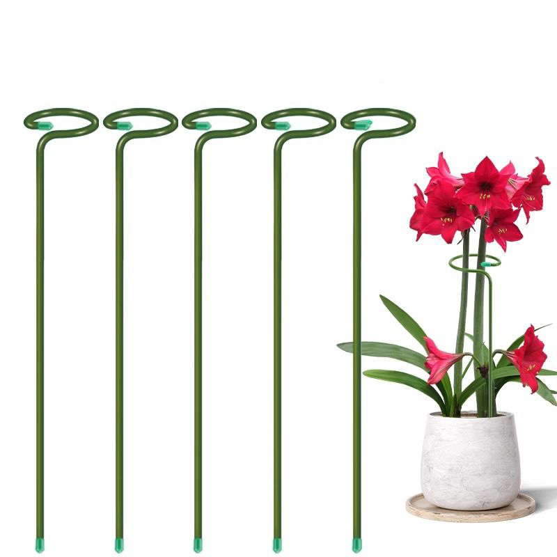 1-10pcs โลหะ SINGLE Stem พืชไม - Plant Support Stake บทวิจารณ์และราคา