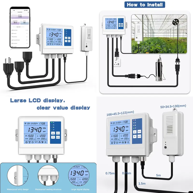 ตัวควบคุมสภาพอากาศอัจฉริยะ ควบ - Indoor Plants บทวิจารณ์และราคา