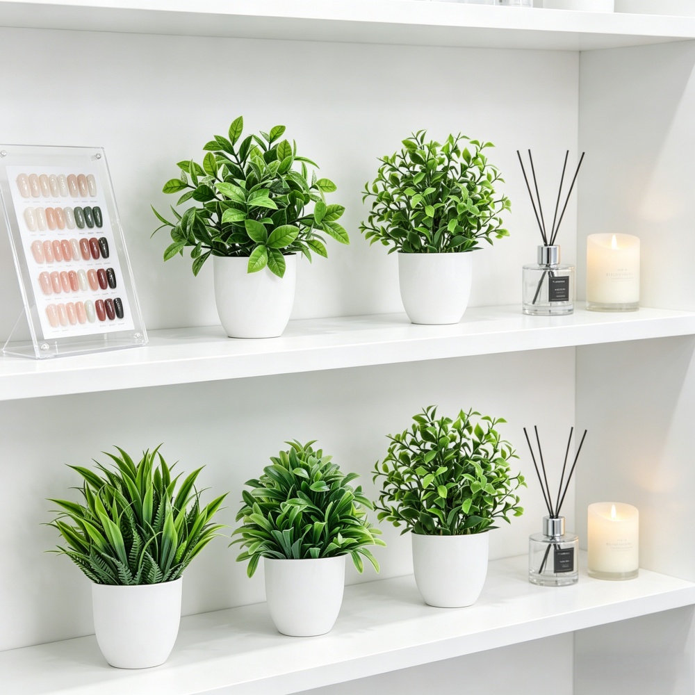 ชุดต้นไม้ประดิษฐ์ขนาดเล็ก 4 ชิ - Succulent Set บทวิจารณ์และราคา