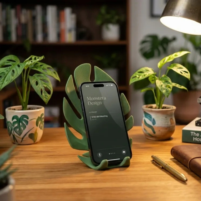 1 ชิ้น ที่วางโทรศัพท์รูปใบมอนส - Monstera บทวิจารณ์และราคา