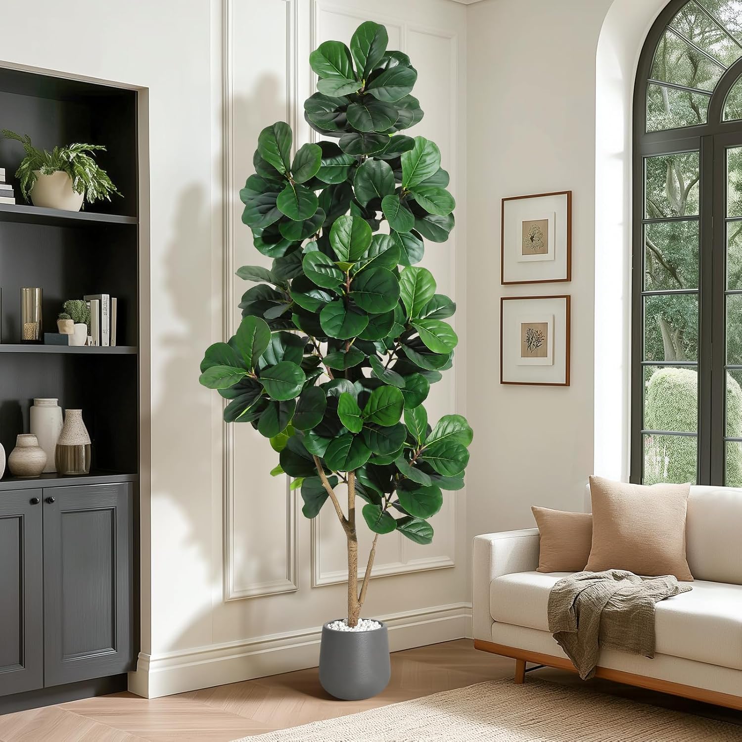 ต้นไทรใบกลองปลอมขนาด 4 ฟุต/5 ฟ - Fiddle Leaf Fig บทวิจารณ์และราคา