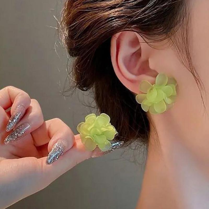 ต่างหูเข็มเงิน925ต่างหูดอกไม้ส - Plant Support Stake บทวิจารณ์และราคา