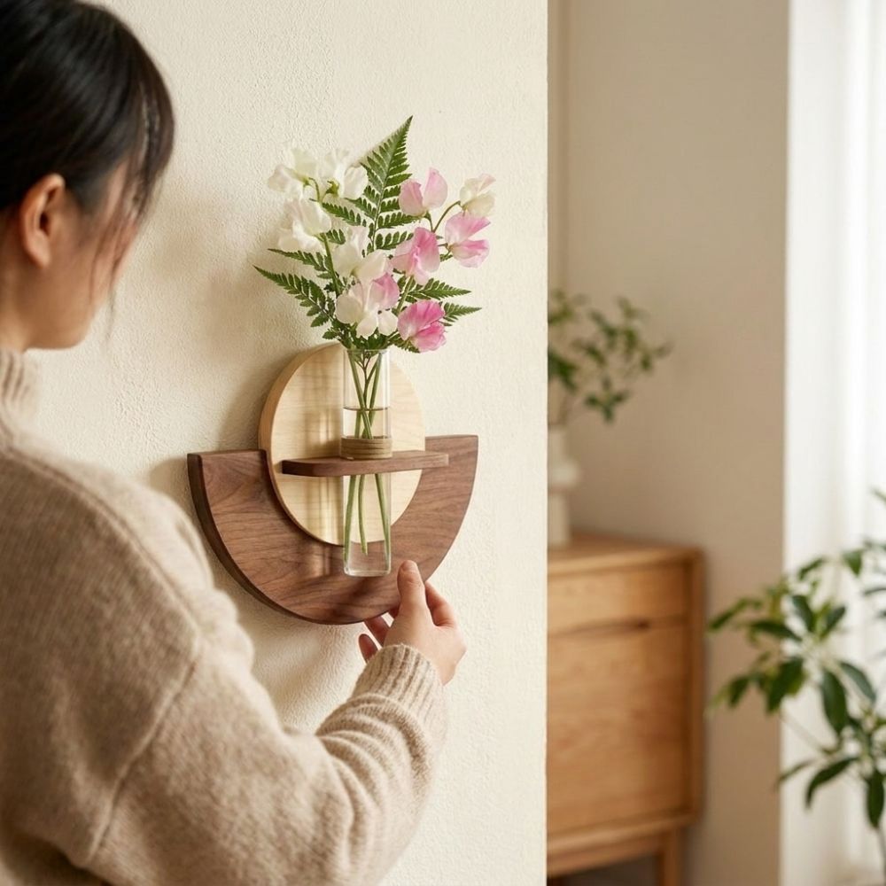 ชั้นวางดอกไม้ติดผนังรูปวงรี ทำ - Plant Support Stake บทวิจารณ์และราคา