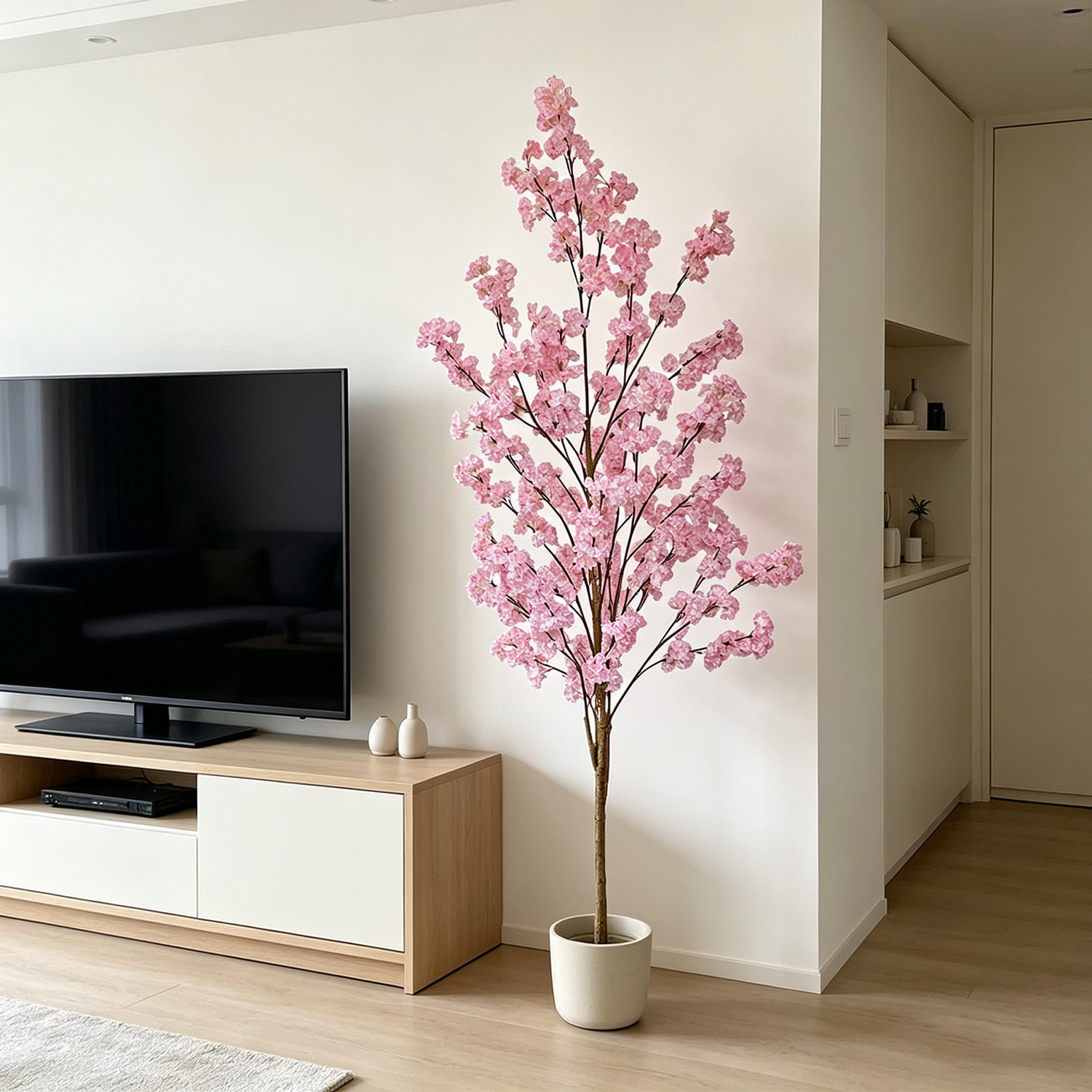 ต้นซากุระประดิษฐ์ขนาด 100-220  - Fiddle Leaf Fig บทวิจารณ์และราคา