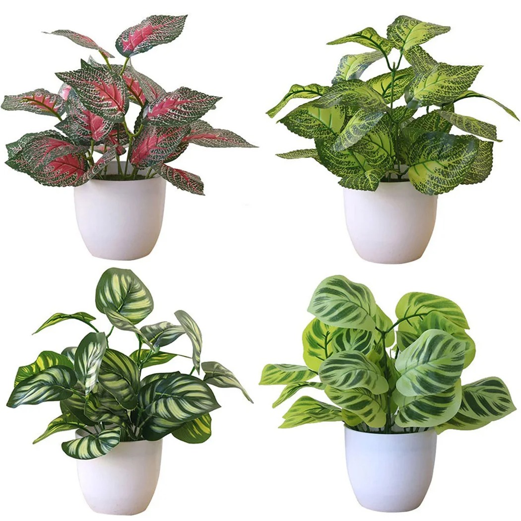 1PC ประดิษฐ์ใบพืชหม้อบอนไซปาร์ - Snake Plant บทวิจารณ์และราคา