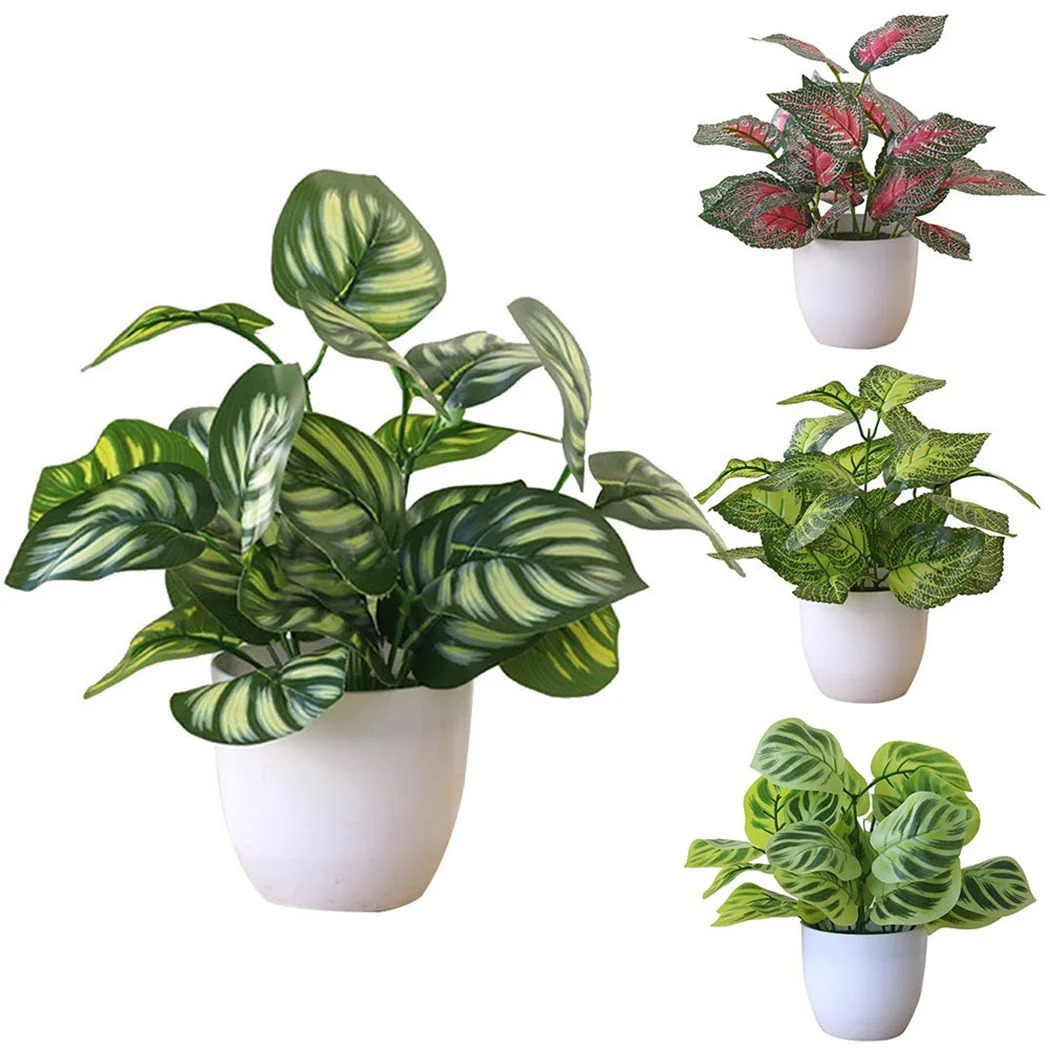 1PC ประดิษฐ์ใบพืชหม้อบอนไซปาร์ - Snake Plant บทวิจารณ์และราคา