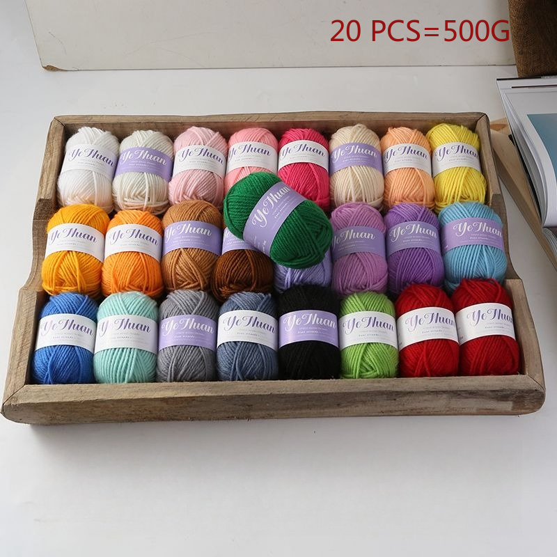 20 PCS 500g หนานุ่มถักเส้นด้าย - Repotting Mat บทวิจารณ์และราคา