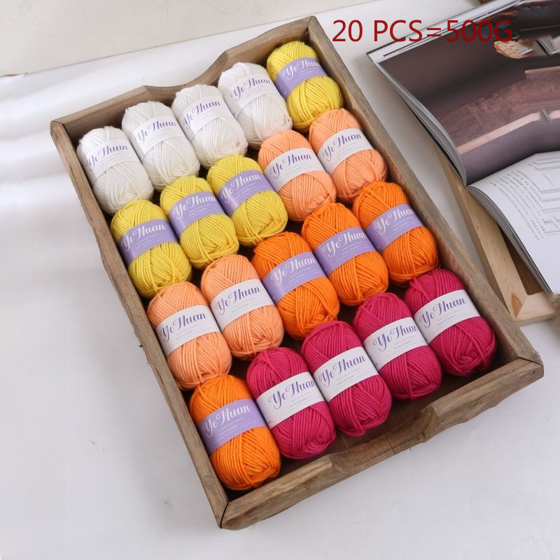 20 PCS 500g หนานุ่มถักเส้นด้าย - Repotting Mat บทวิจารณ์และราคา