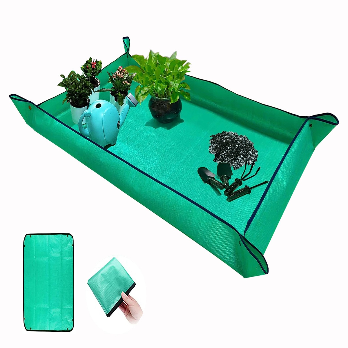 แผ่นรองเปลี่ยนกระถางต้นไม้กันน - Repotting Mat บทวิจารณ์และราคา